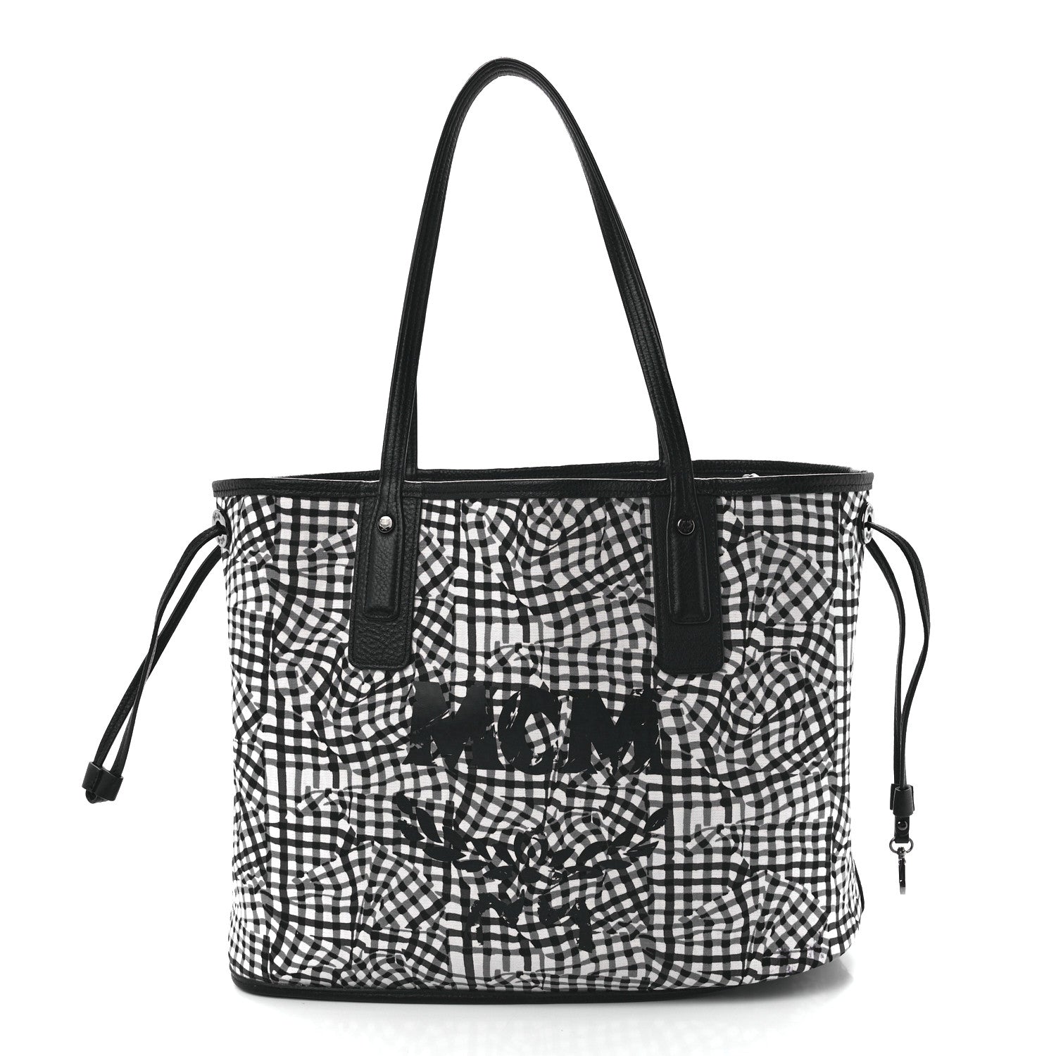 MCM Visetos Medium Liz Reversible Shopper Tote Black 3 of 18