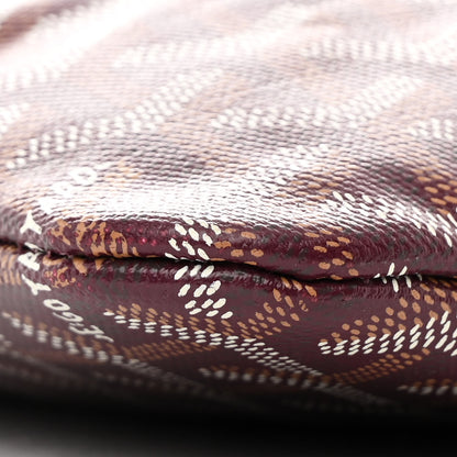 Goyard Goyardine Poitiers Tote Burgundy 9 of 10