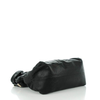 Jimmy Choo Grained Nappa Large Sylvia Hobo Black 4 of 8