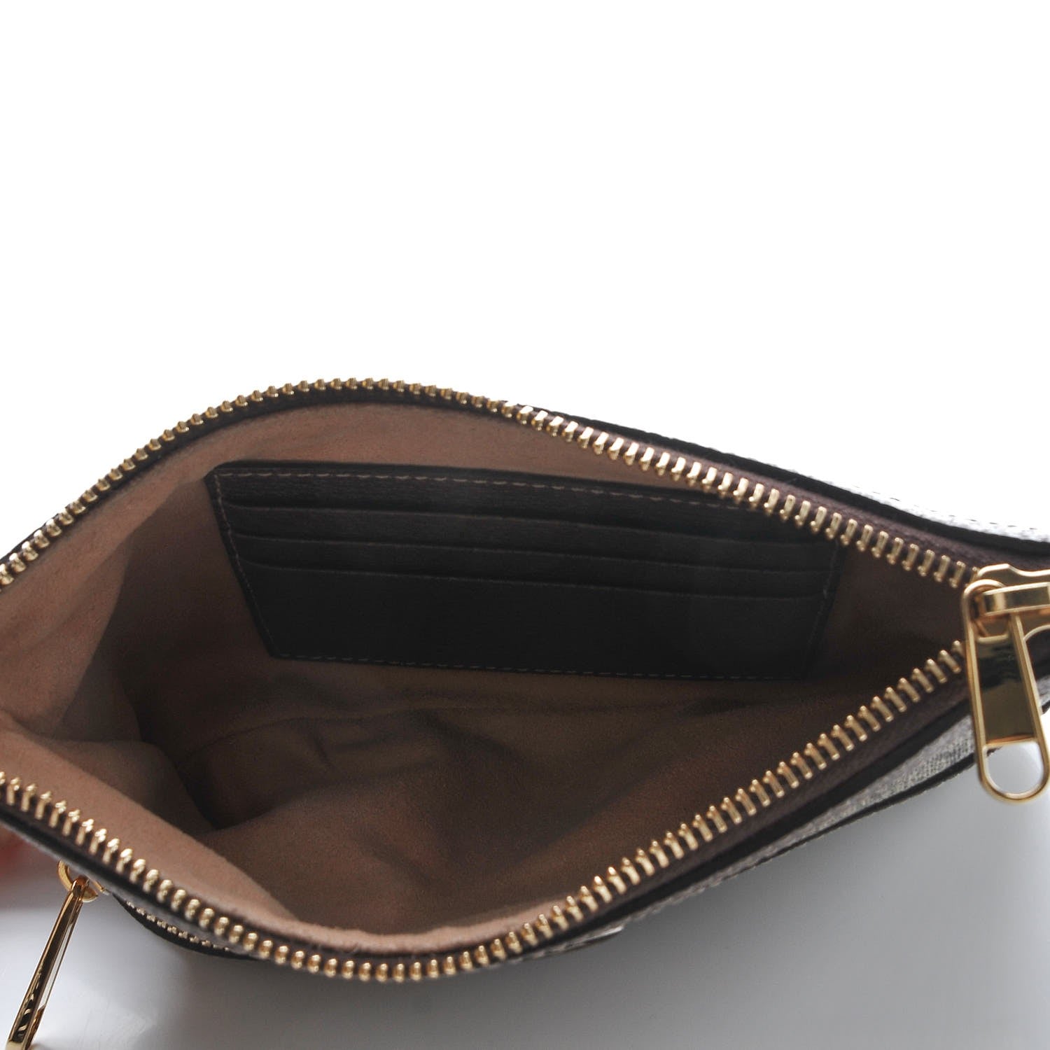 Gucci GG Supreme Monogram Web Small Ophidia Pouch Clutch Beige New Acero 5 of 8