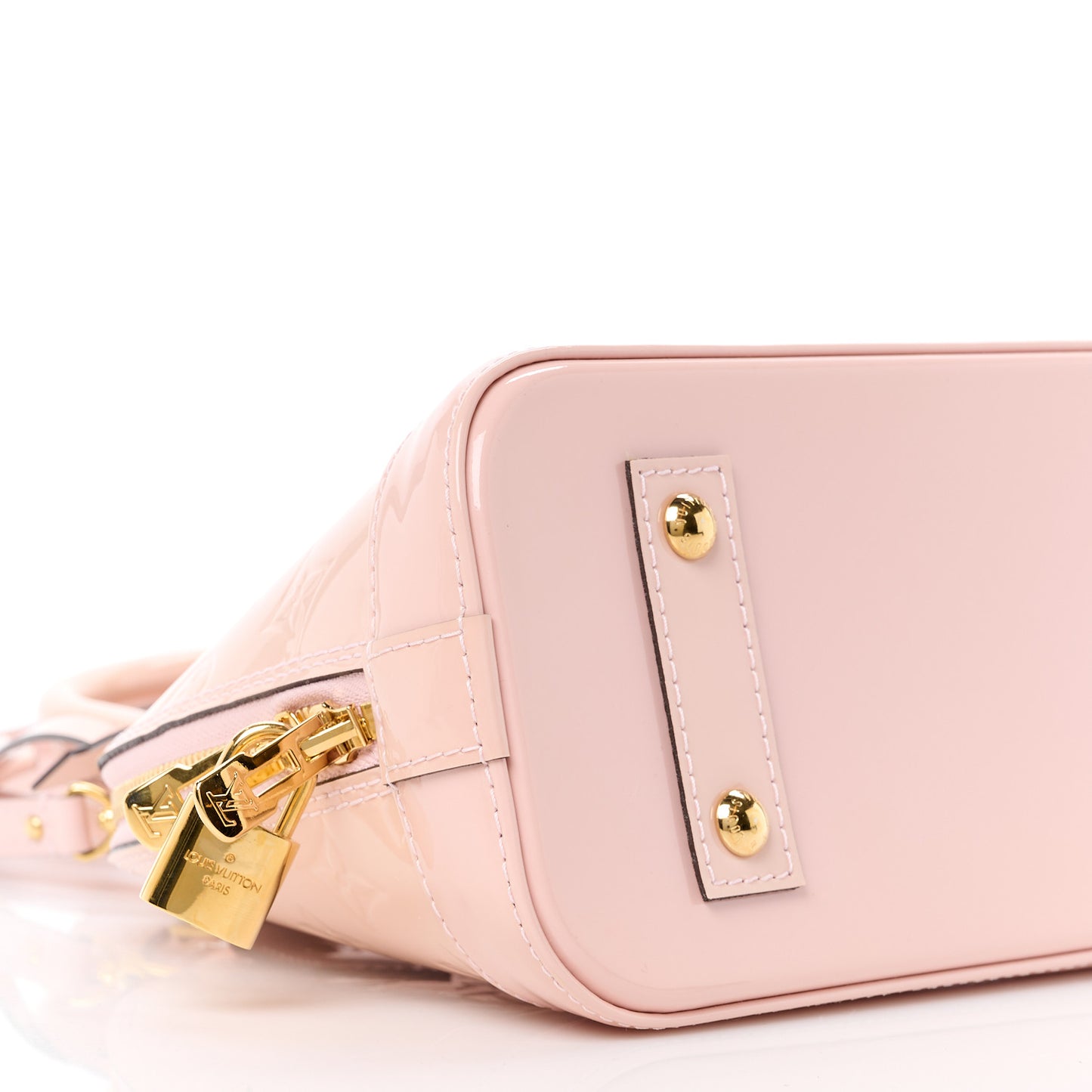 LOUIS VUITTON Vernis Alma BB Rose Ballerine