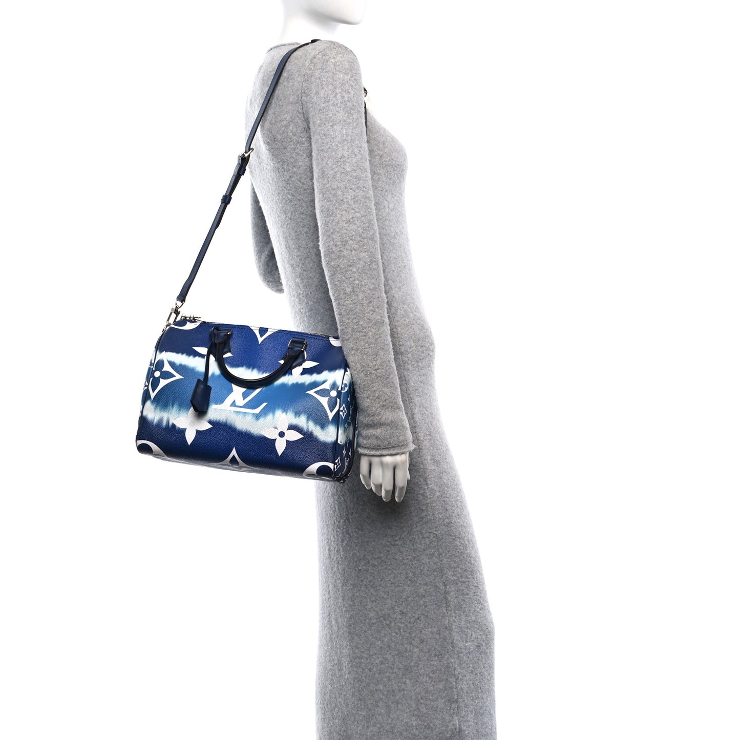 Monogram Escale Speedy Bandouliere 30 Blue