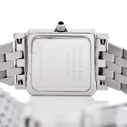 Tiffany Stainless Steel 24mm Classic Square Quartz Watch 5 of 7