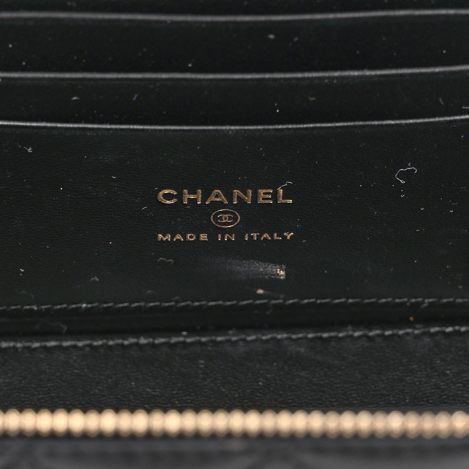 Chanel Lambskin Quilted Metal Small Top Handle Vanity Case With Chain Black 10 of 19