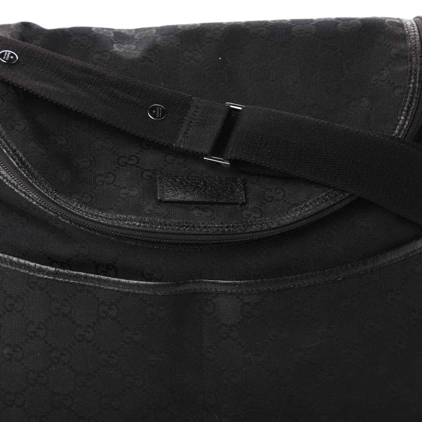 Monogram Large Diaper Bag Black