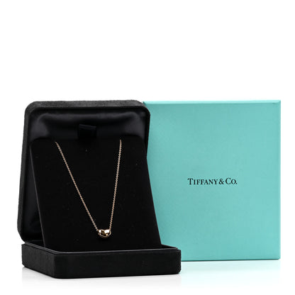 Tiffany 18K Rose Gold 9mm Elsa Peretti Bean Pendant Necklace 5 of 5