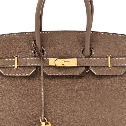 Hermes Togo Birkin 35 Etoupe 8 of 11