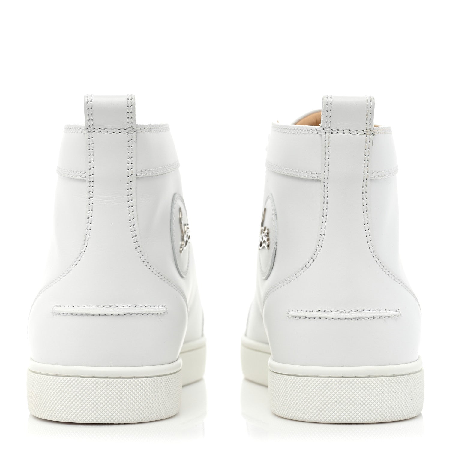 Christian Louboutin Calfskin Mens Louis Flat Sneakers 42 White 4 of 10