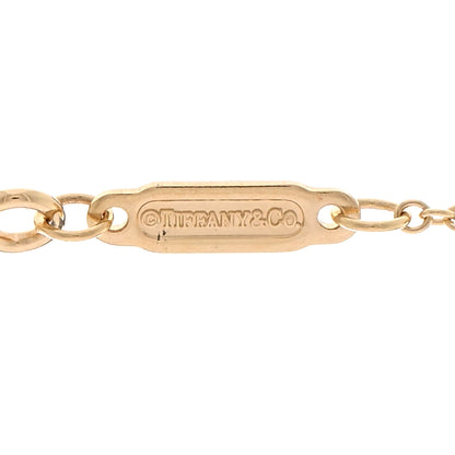 Tiffany 18K Yellow Gold Small T Smile Pendant Necklace 4 of 5