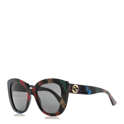 Gucci Acetate Glitter Sunglasses GG0327S Black 1 of 7