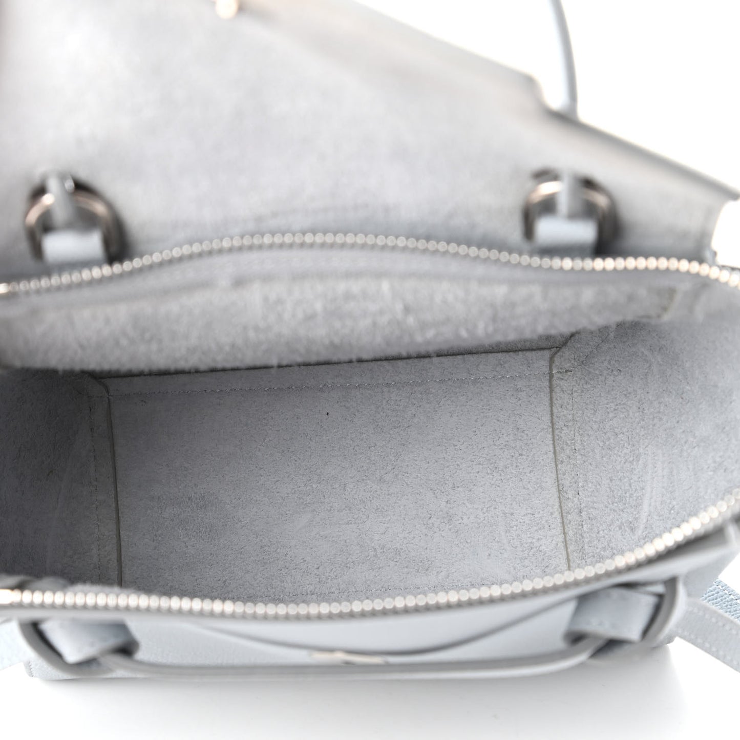 Grained Calfskin Micro Belt Bag Cloud