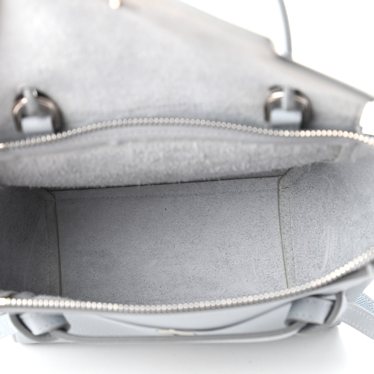 Celine Grained Calfskin Micro Belt Bag Cloud 5 of 9