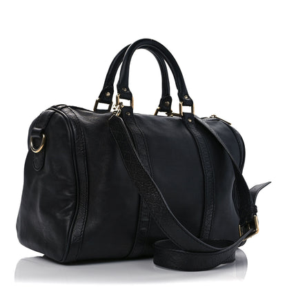 Gucci Calfskin Microguccissima Trim Medium Boston Black 3 of 14
