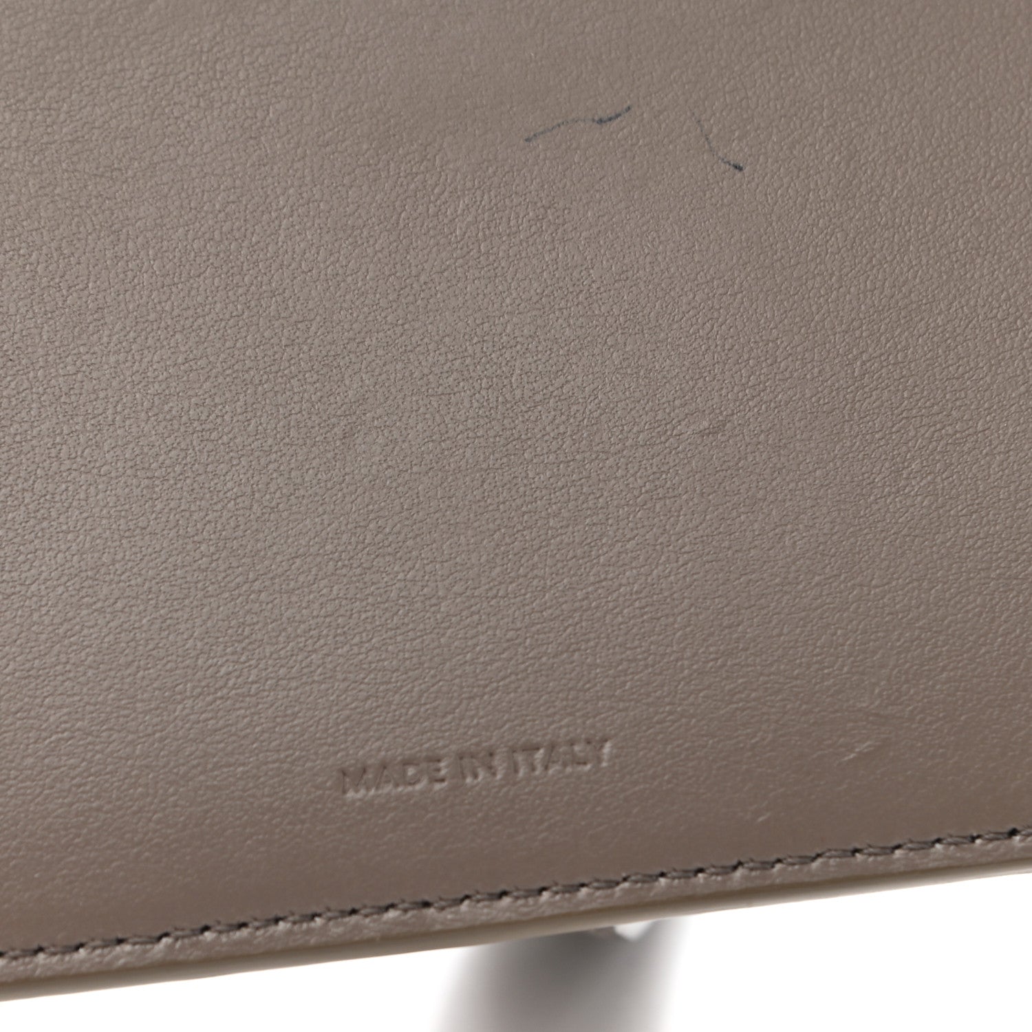 Celine Grained Calfskin Large Multifunction Strap Wallet Pebble Mineral 7 of 10