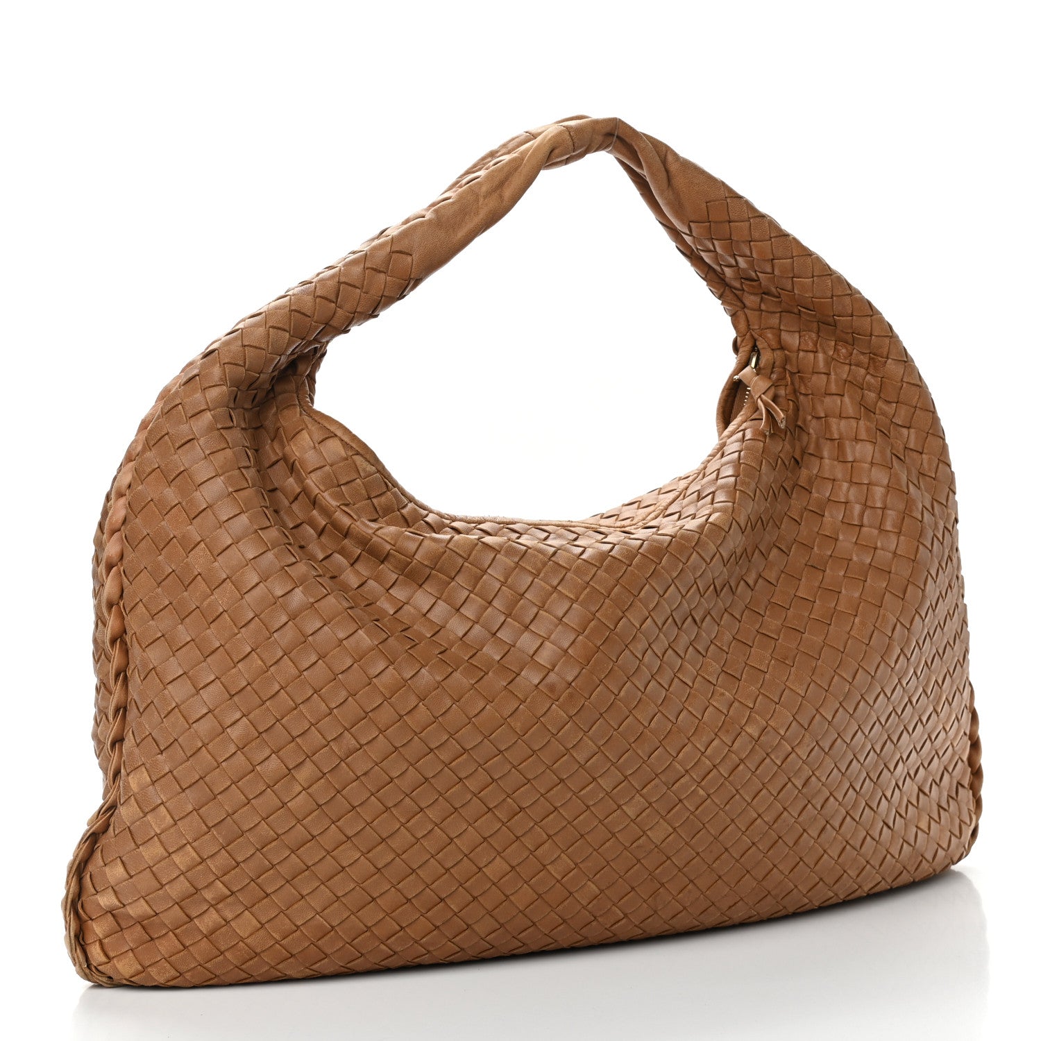 Bottega Veneta Nappa Intrecciato Large Veneta Hobo Maple 2 of 14
