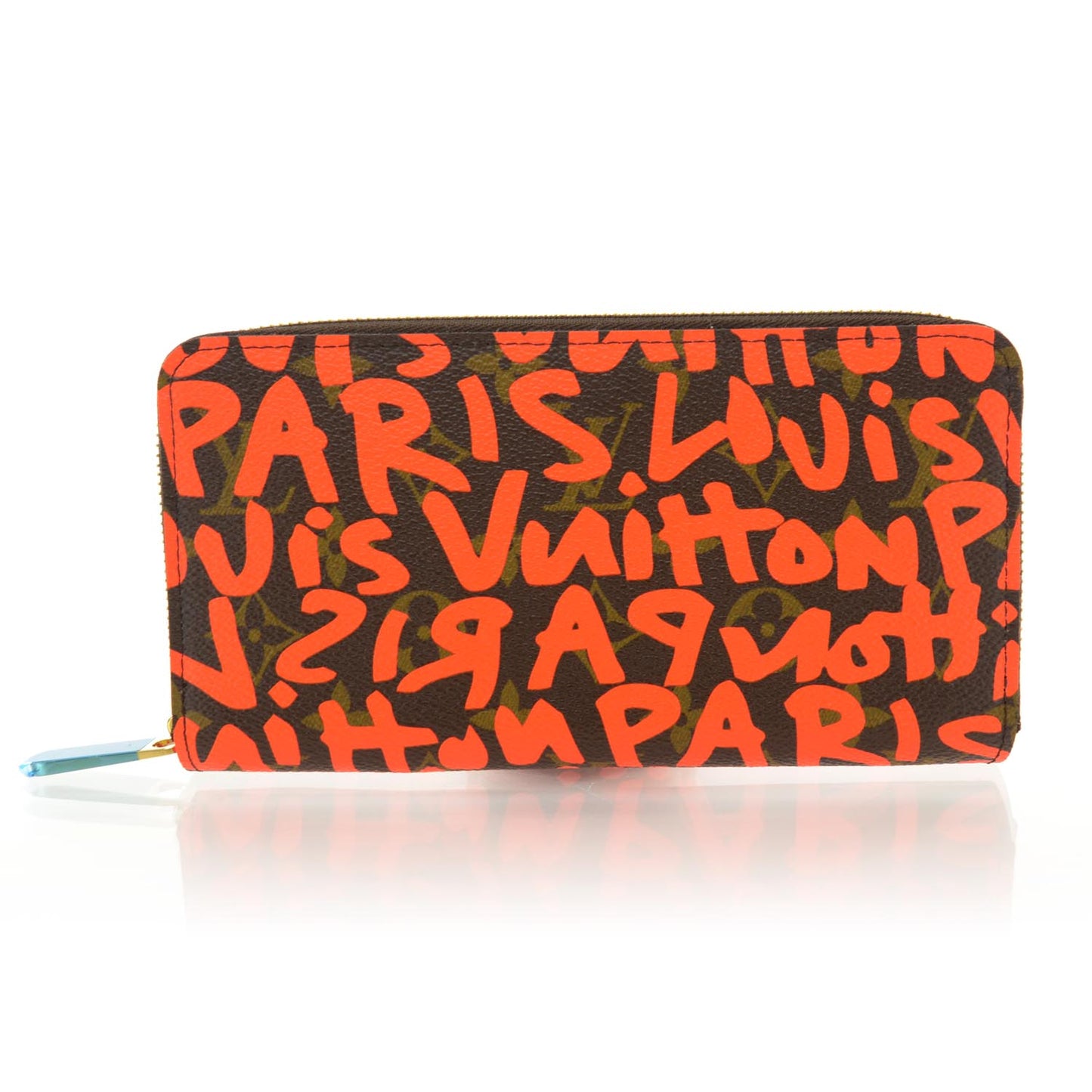 Monogram Graffiti Zippy Wallet Orange