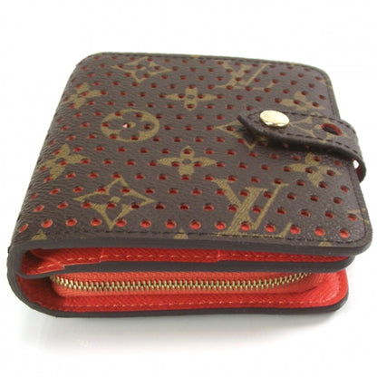 Louis Vuitton Monogram Perforated Compact Zipped Wallet Orange 4 of 7