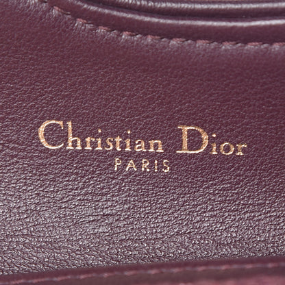 Christian Dior Oblique Saddle Card Holder Bordeaux 6 of 8
