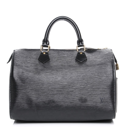 Louis Vuitton Epi Speedy 30 Black 1 of 8
