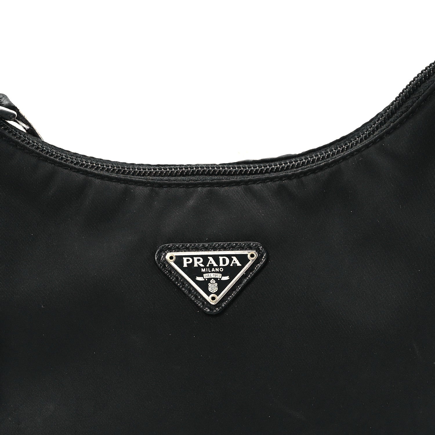 Prada Tessuto Nylon Mini Re-Edition 2000 Bag Black 8 of 16