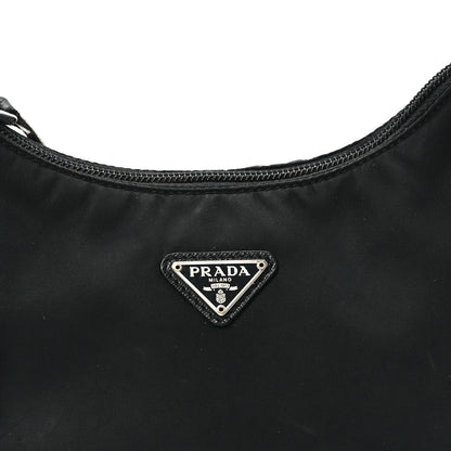 Prada Tessuto Nylon Mini Re-Edition 2000 Bag Black 8 of 16