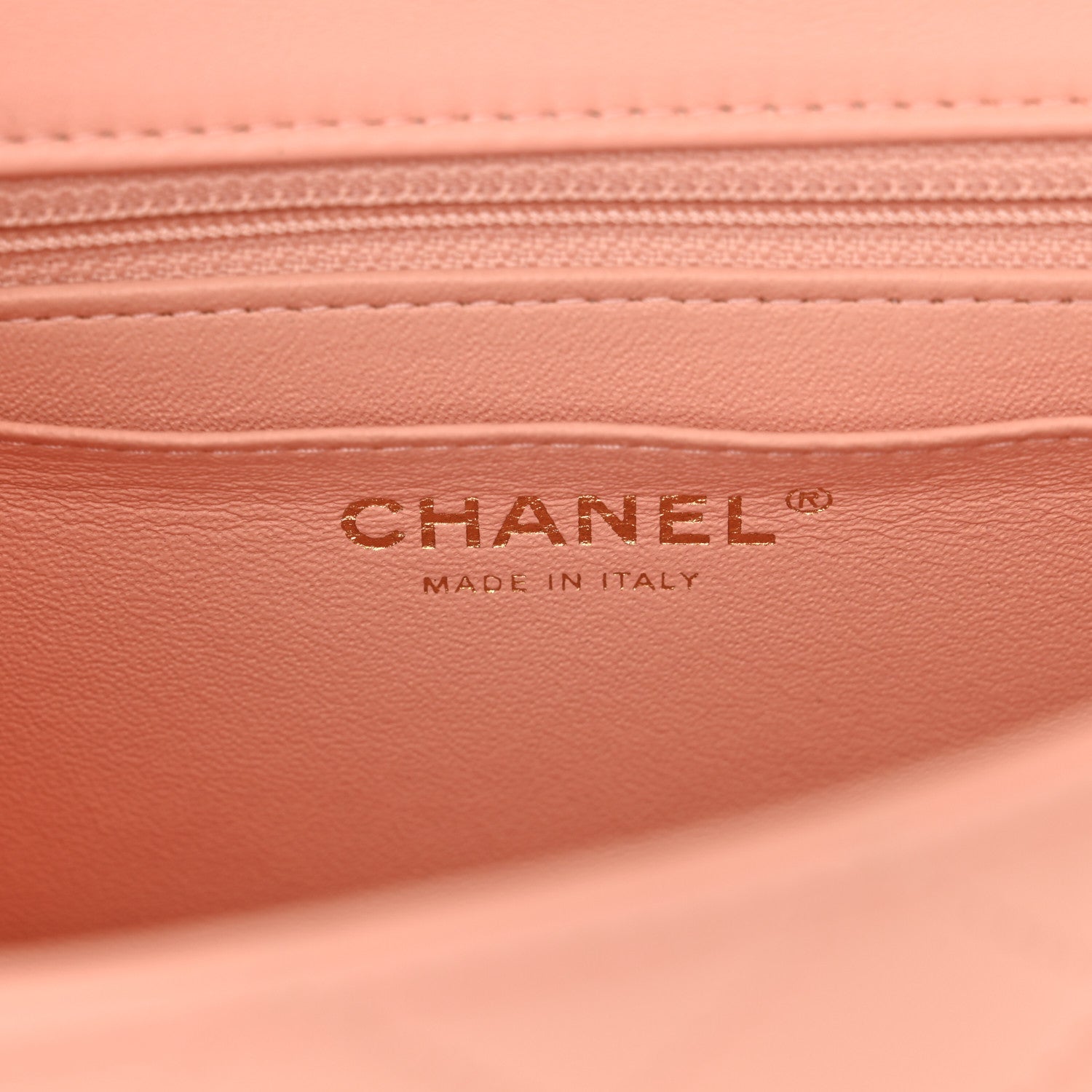 Chanel Lambskin Quilted Mini Rectangular Flap Light Pink 7 of 11