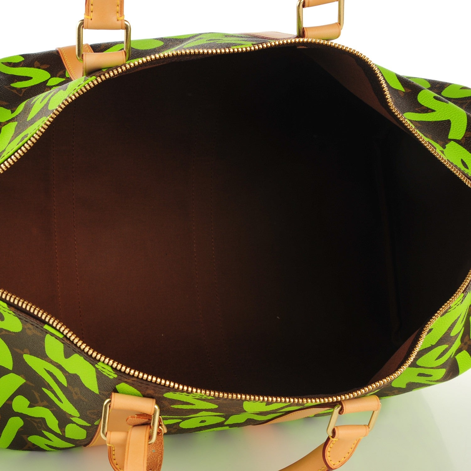 Louis Vuitton Monogram Graffiti Keepall 50 Green 5 of 7