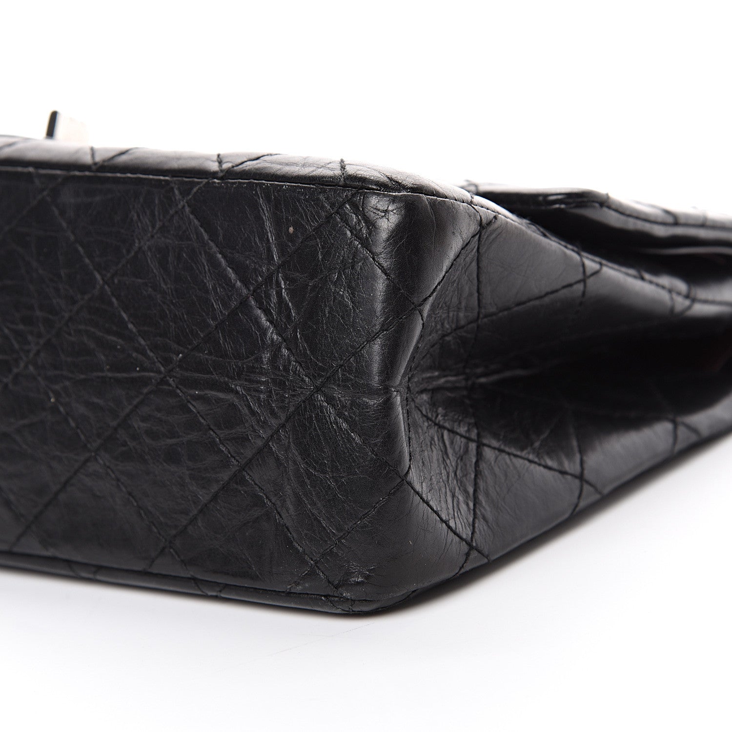 Chanel Aged Calfskin Quilted 2.55 Reissue 226 Flap Black 10 of 14