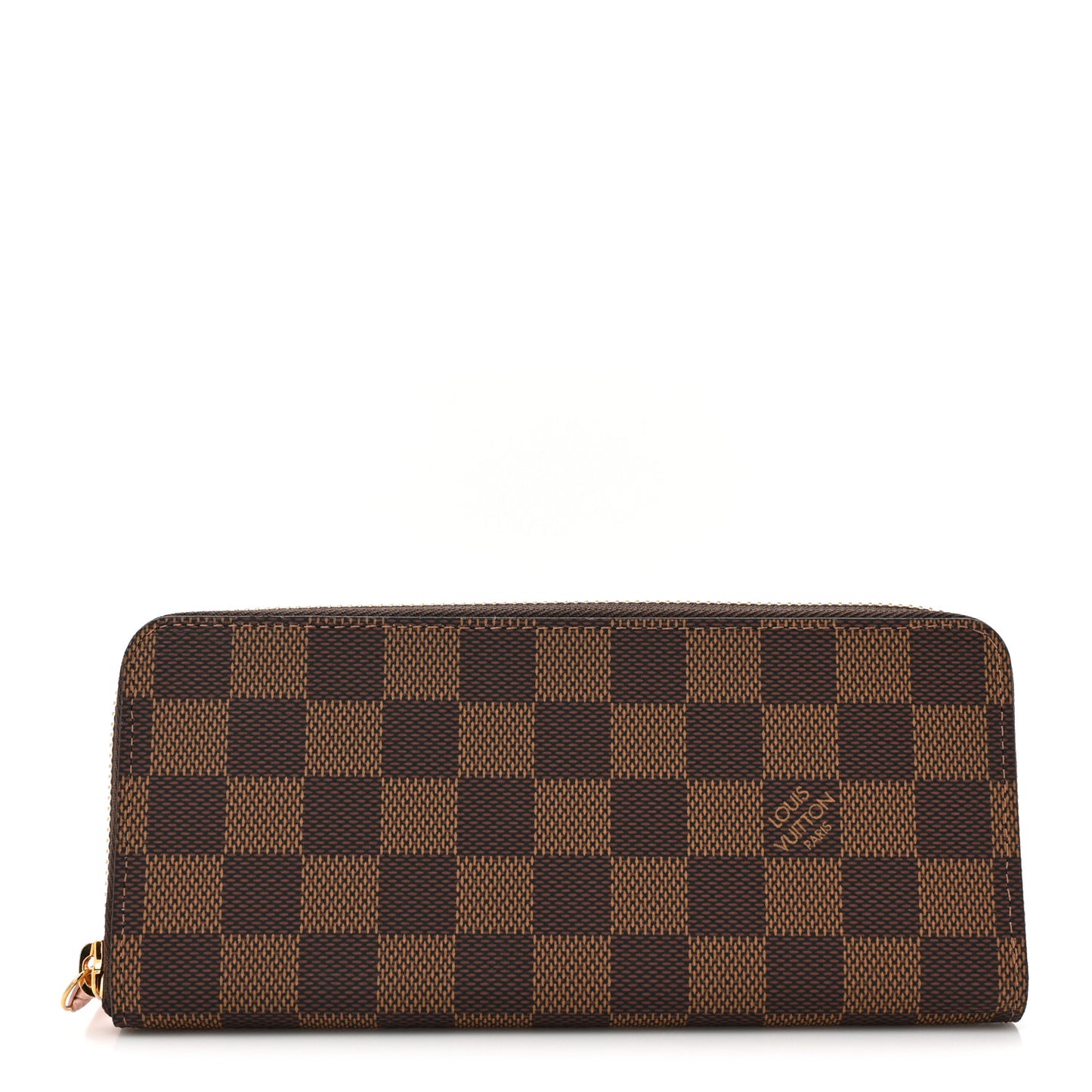 Damier Ebene Clemence Wallet Rose Ballerine
