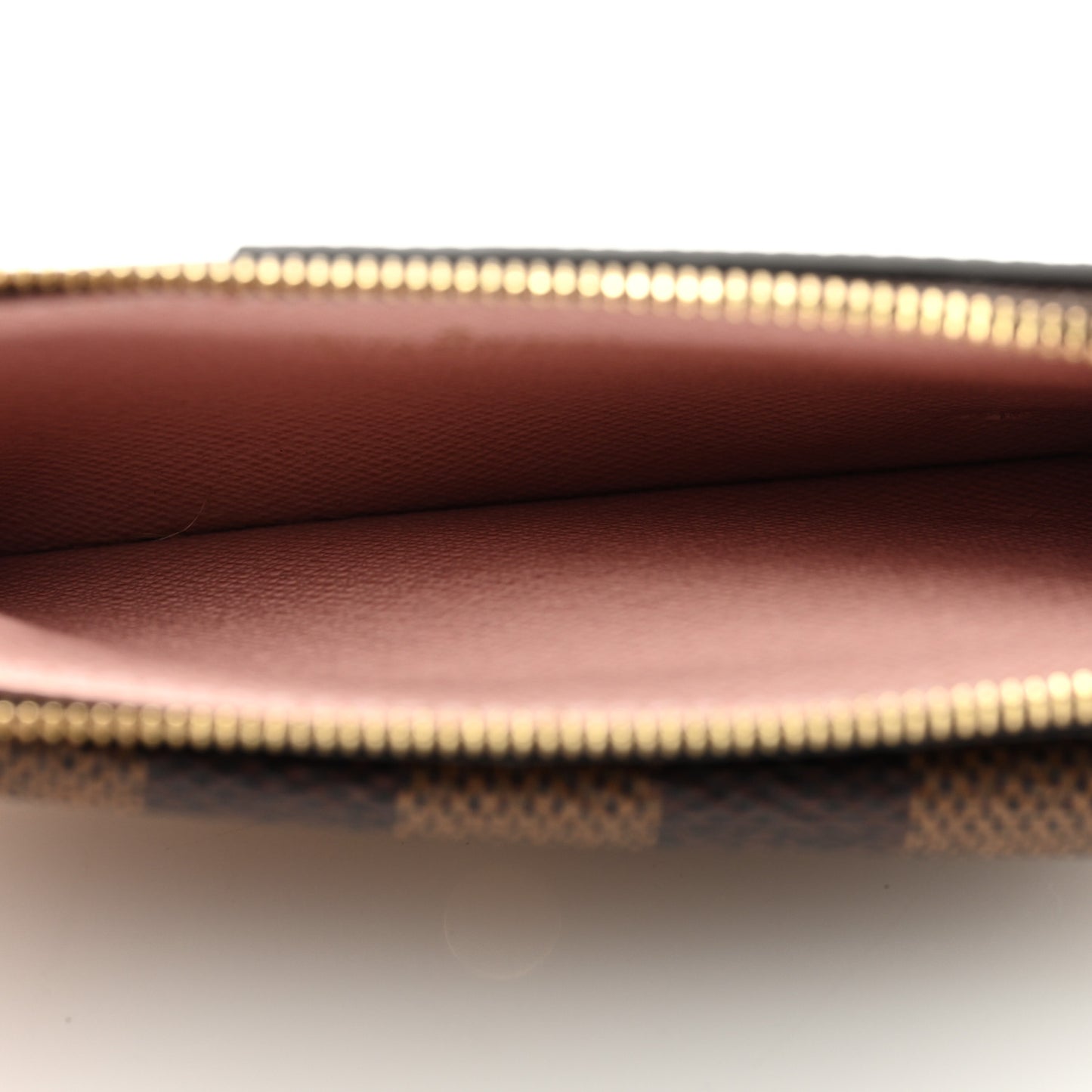 Damier Ebene Recto Verso Card Holder Rose Ballerine