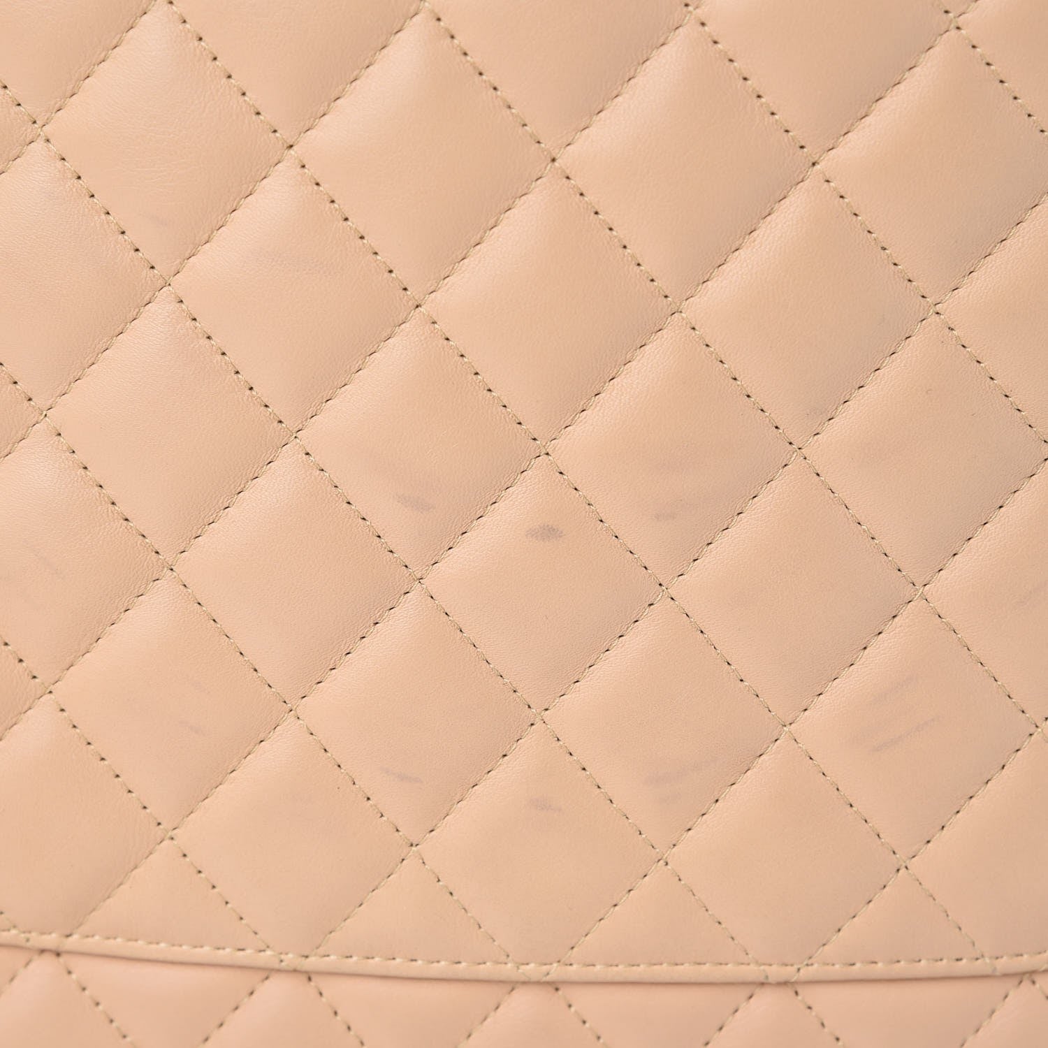 Chanel Calfskin Quilted Large Cambon Tote Beige Black 10 of 12
