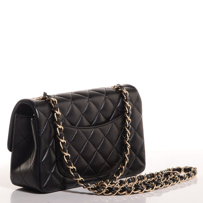 Chanel Lambskin Quilted Mini Rectangular Flap Black 3 of 20