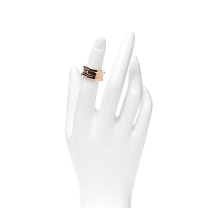 Bulgari 18K Rose Gold B.Zero1 Three-Band Ring 48 4.5 2 of 5