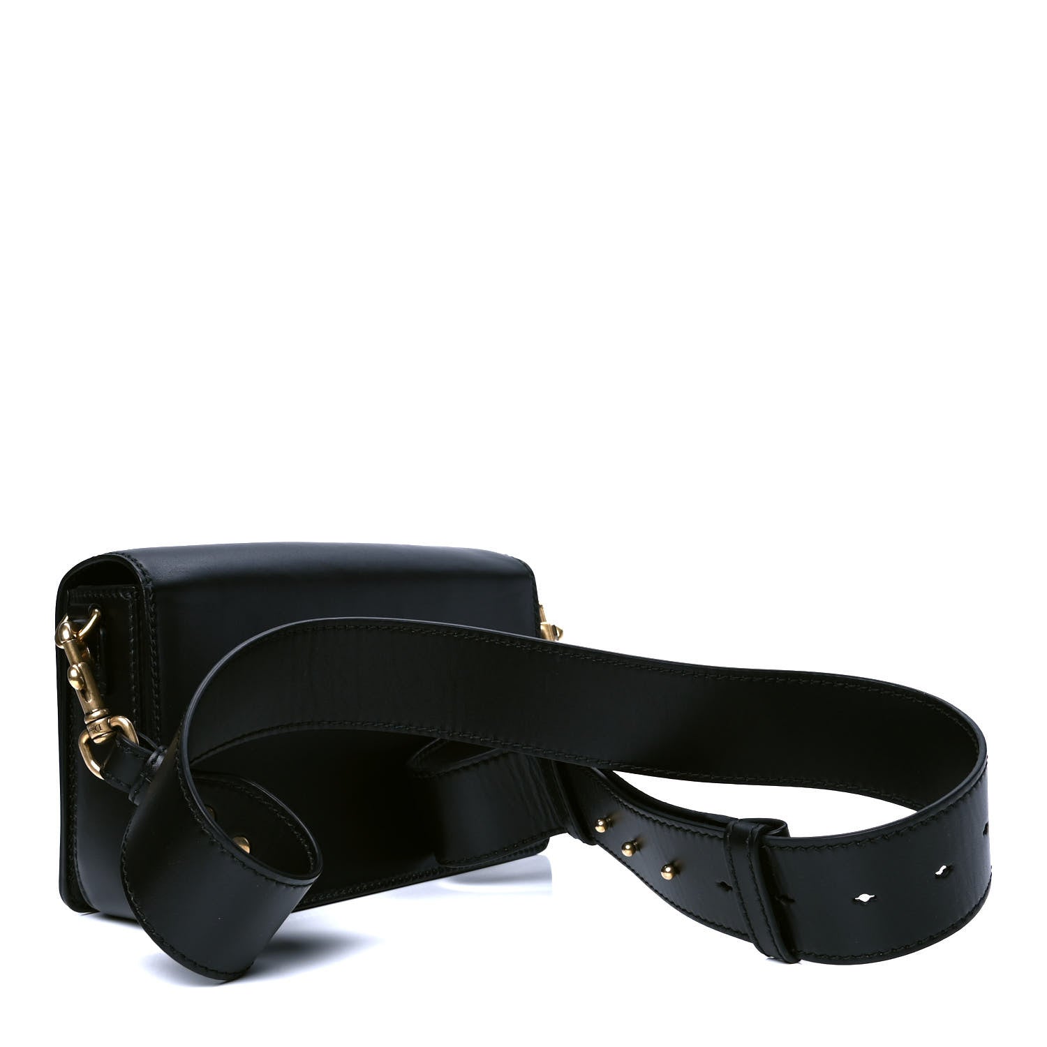 Christian Dior Smooth Calfskin Dio(r)evolution Flap Bag Black 2 of 6