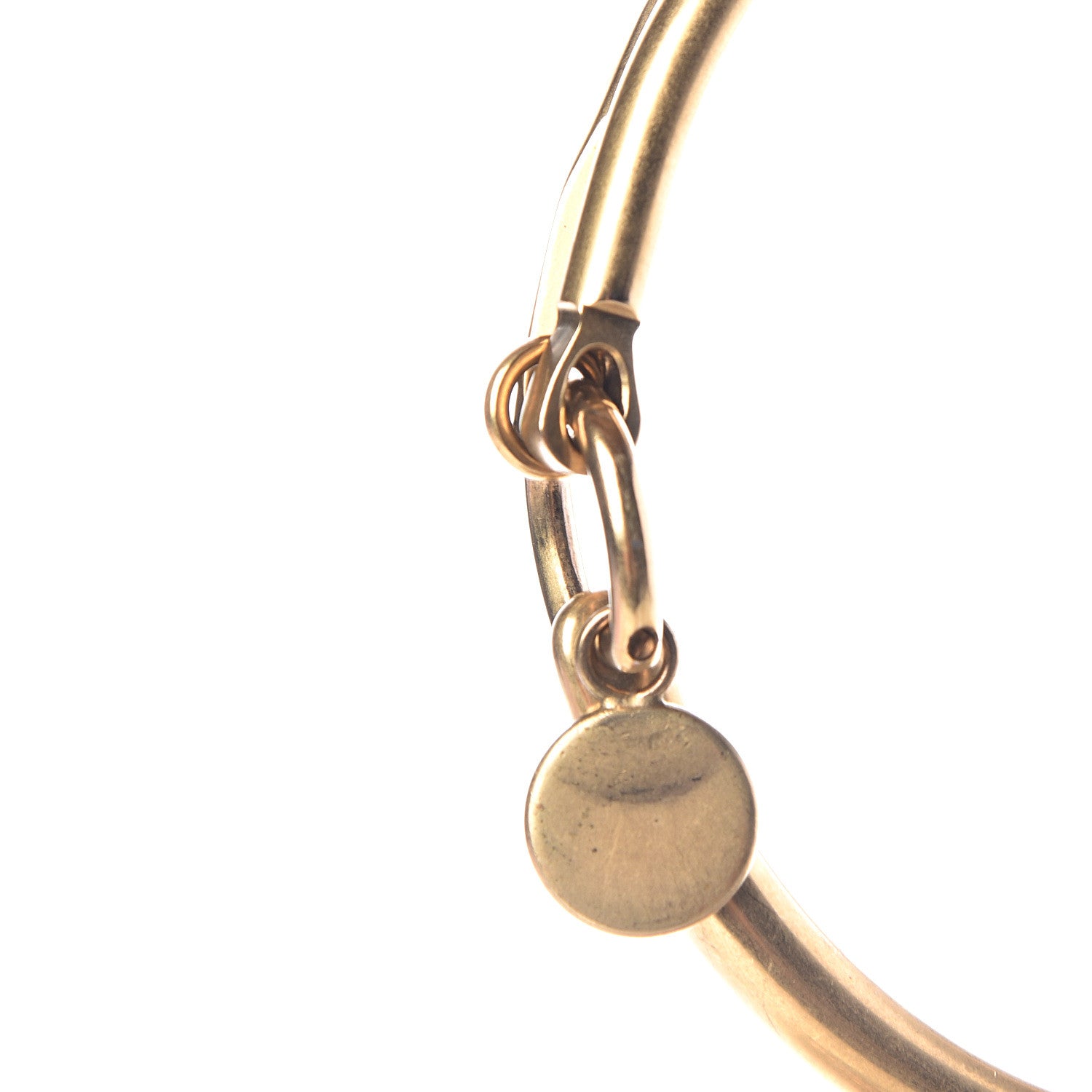 Chloe Metallic Calfskin Small Nile Bracelet Bag Gold 11 of 13