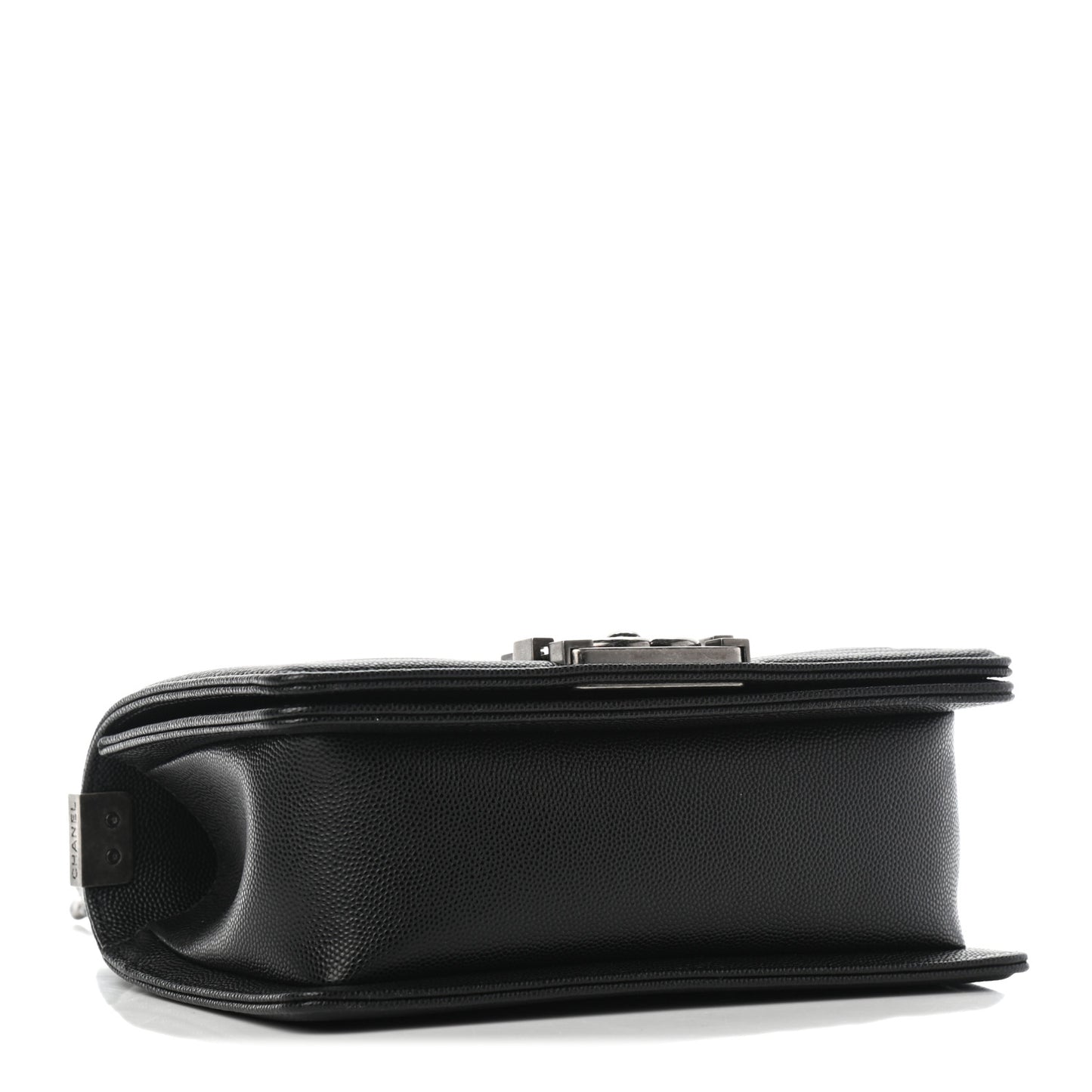 Caviar Quilted Small Boy Flap Black