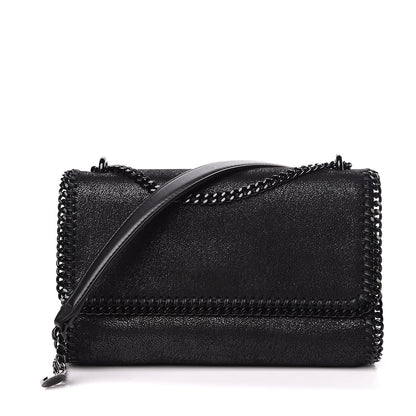 Stella McCartney Shaggy Deer Falabella Crossbody Bag Black 1 of 10