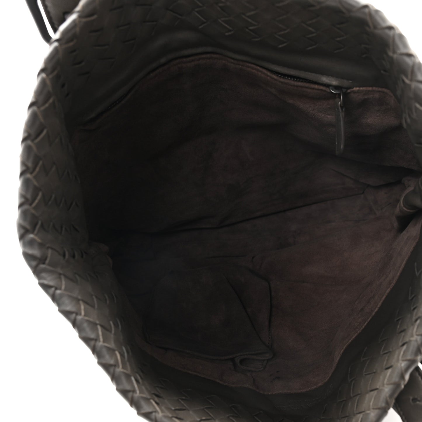 Nappa Intrecciato Small Seamless Tote  Grey
