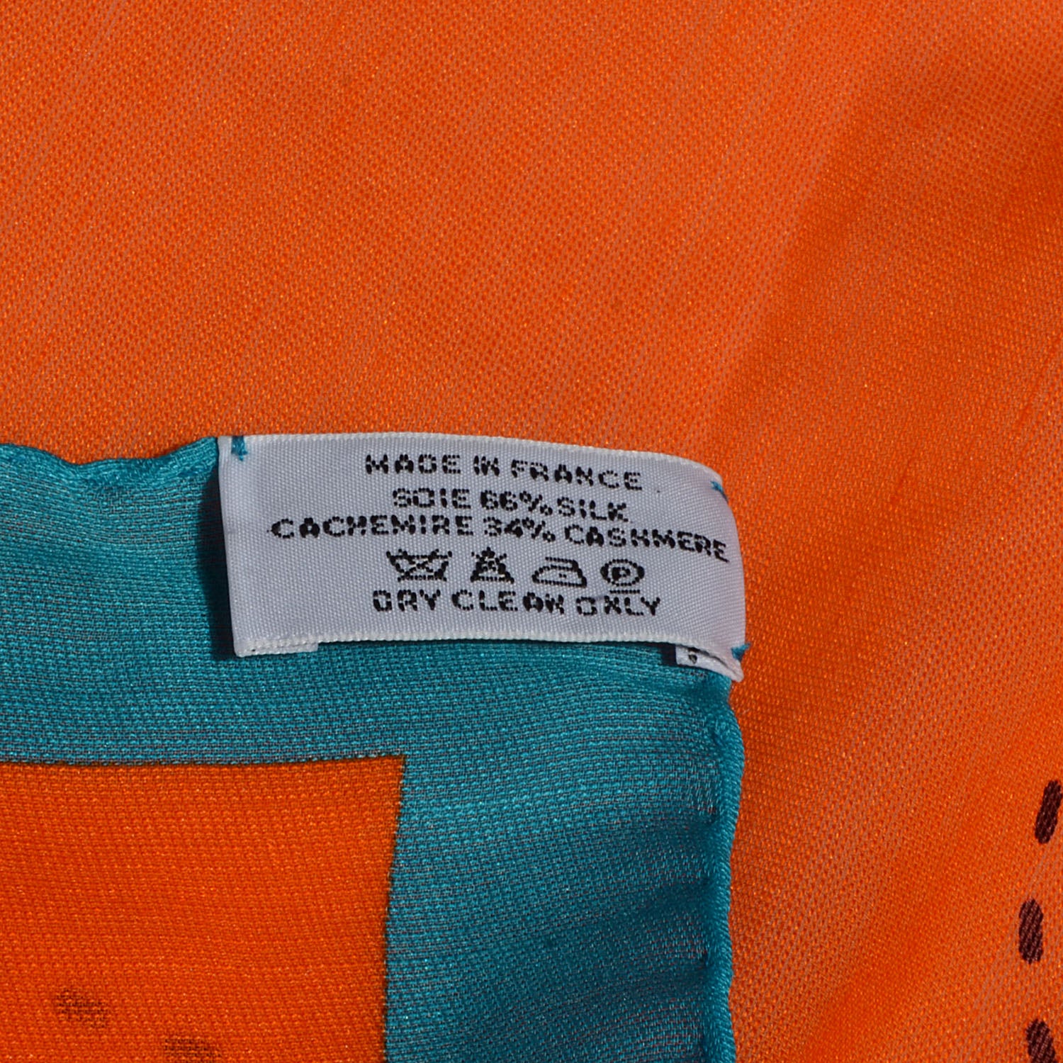 Hermes Cashmere Silk Fils Conducteurs Scarf 70 5 of 5