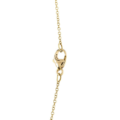 David Yurman 18K Yellow Gold Diamond Initial K Charm Pendant Necklace 5 of 5