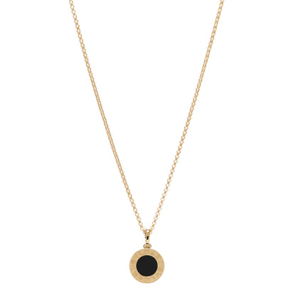 Bulgari 18K Yellow Gold Black Onyx BVLGARI BVLGARI Pendant Necklace 1 of 6