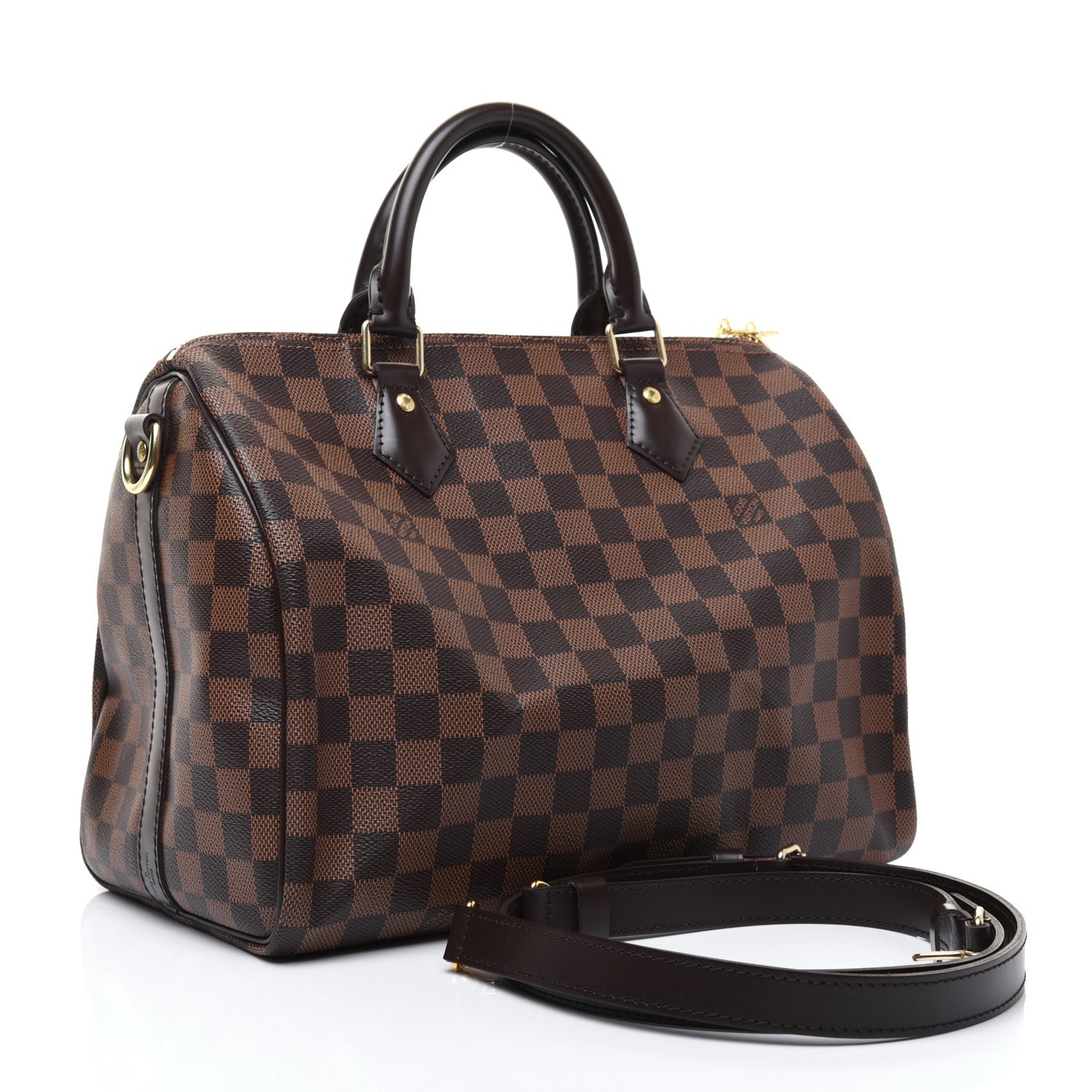 Louis Vuitton Damier Ebene Speedy Bandouliere 30 3 of 16