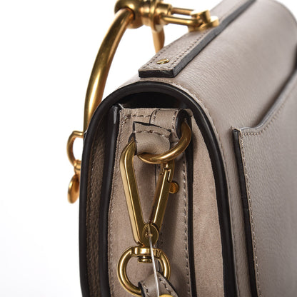 Chloe Calfskin Suede Small Nile Bracelet Bag Motty Grey 7 of 8