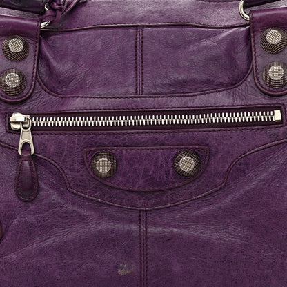 Balenciaga Agneau Giant 21 Silver Hardware Work Raisin 9 of 23