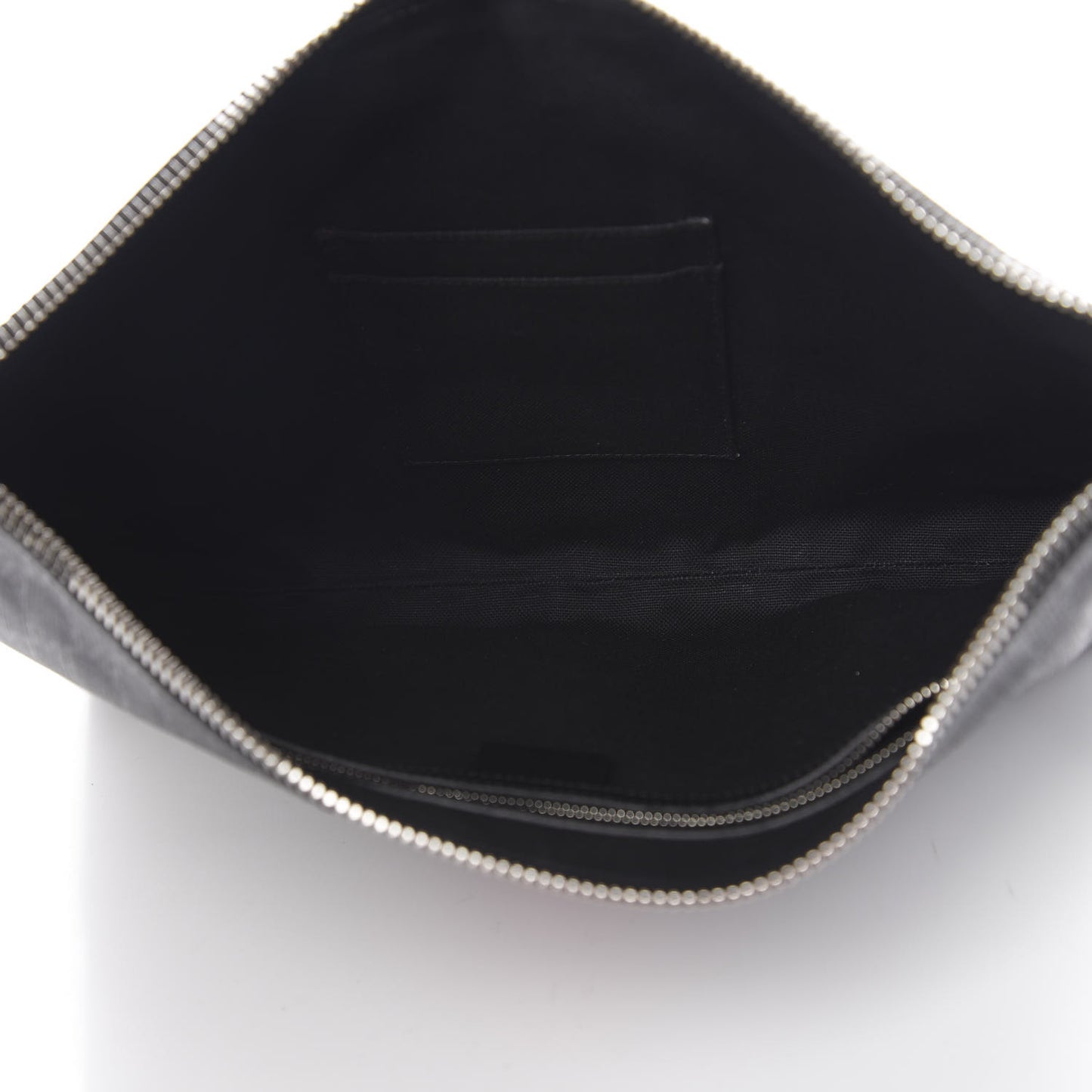 Soft GG Supreme Monogram Appia Calfskin Web East West Messenger Bag Black Grey