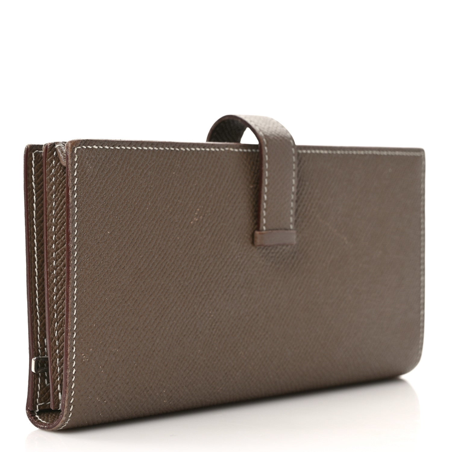 Hermes Epsom Bearn Gusset Wallet Etoupe 4 of 9