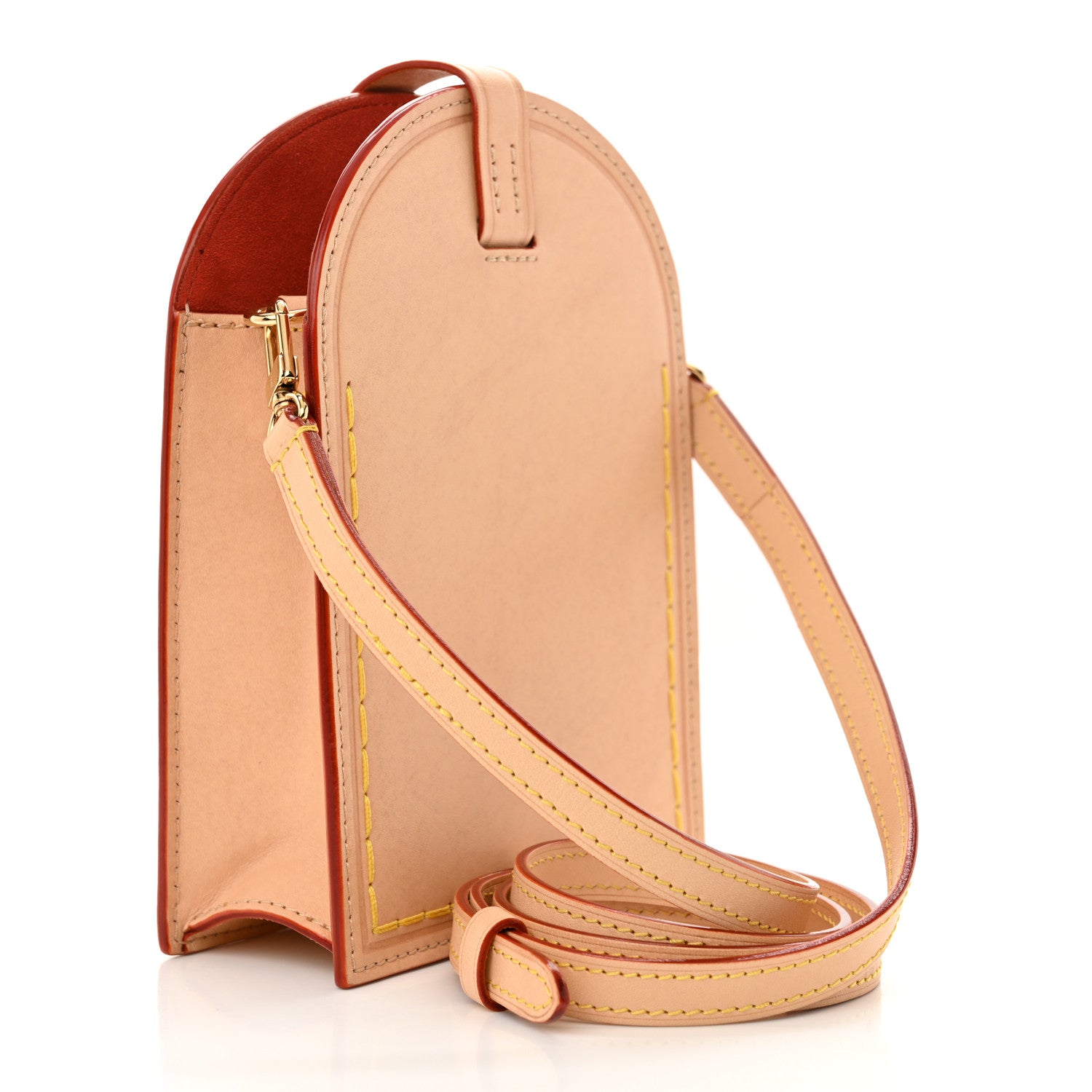 Louis Vuitton Vachetta Name Tag XL Clutch 3 of 12