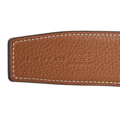 Hermes Box Togo 42mm Constance Belt 100 Black Gold 6 of 6