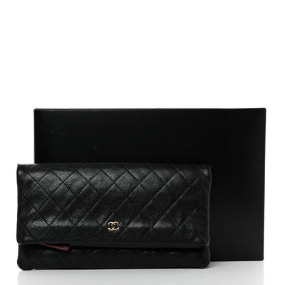 Chanel Caviar Quilted CC Beauty Clutch Black 10 of 10
