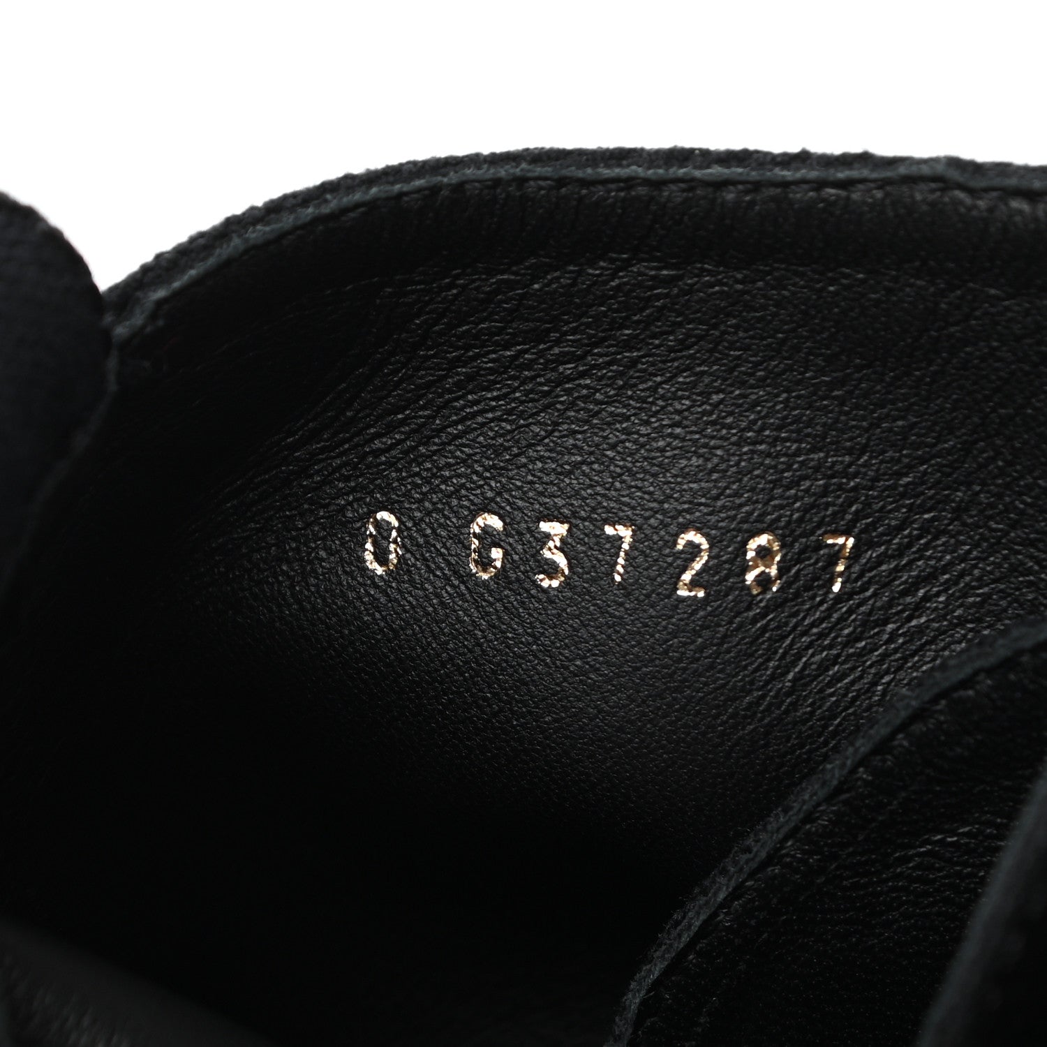 Chanel Cotton Grosgrain Cap Toe CC Lace Up Boots 37 Black 7 of 7